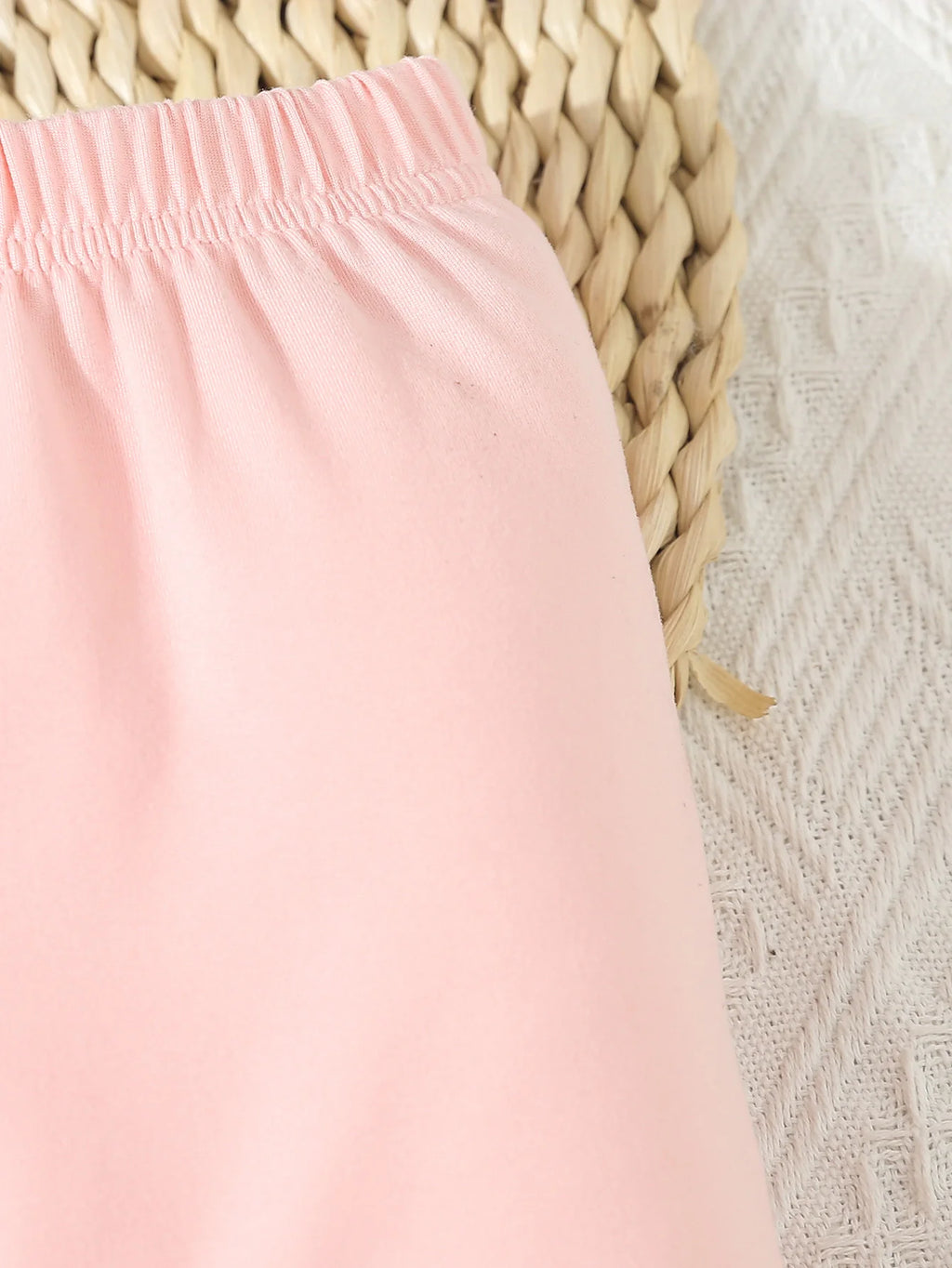 Autumn Kids Girls Clothing  Solid Color Bell-bottoms Elastic Waist  Flared Trousers Leggings Toddler Infant Girl's Clothing