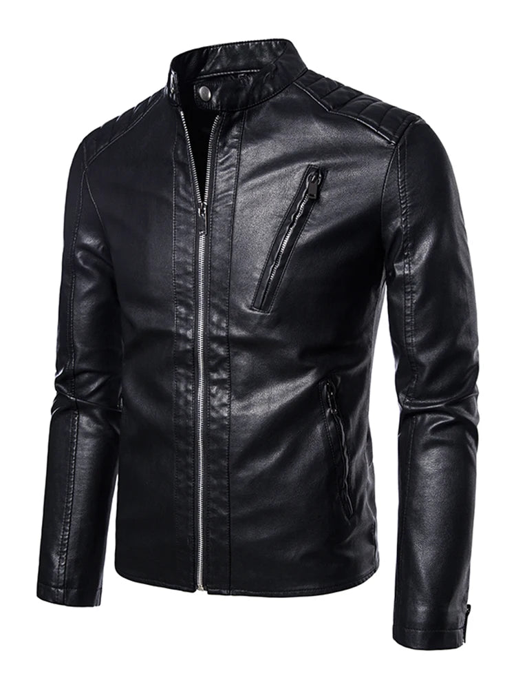 Men's Coat Men's Spring And Autumn Leather Jacket Fashion Men's 2024 New Popular Korean Version Slim Fashion Clothes
