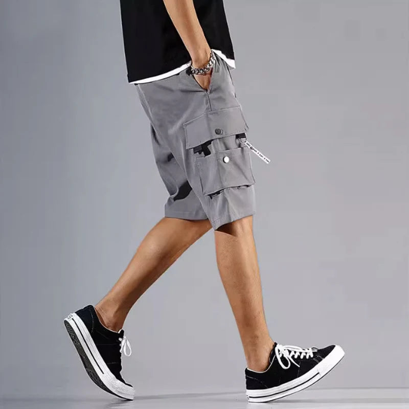 Cargo Shorts Men's fashion 2024 summer ins casual casual pants students trend port wind pants