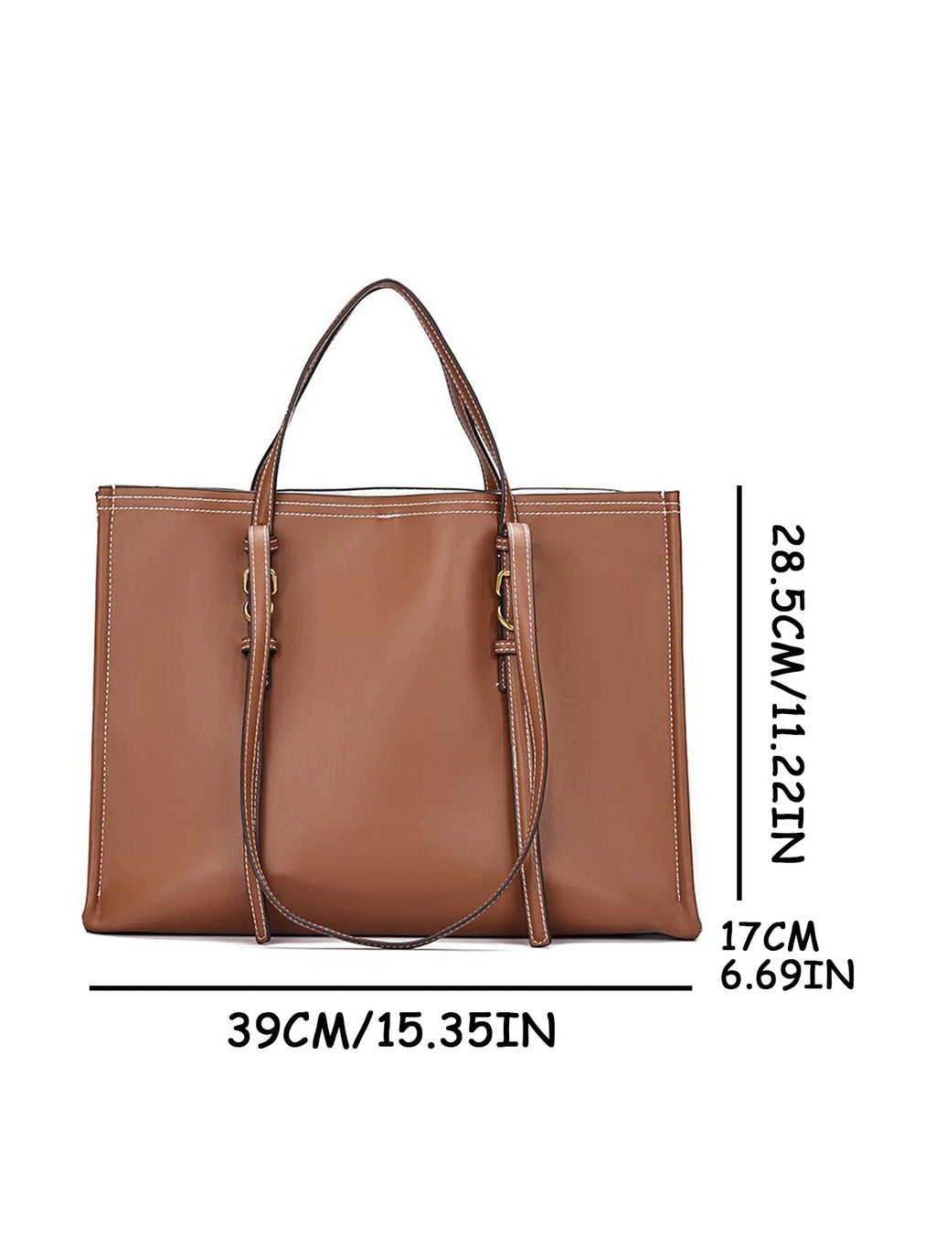 Large Capacity Tote Bags for Women Fashion Designer Shoulder Bag Soft PU Leather Women's Handbags Commuting Shopper Women Bag