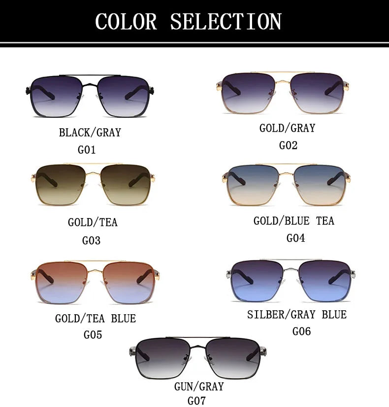 2023 Sunglasses For Men Square Sunglasses Women Trendy Luxe Vintage Fashion Glasses Retro Steampunk Shades Gafas De Sol Hombre