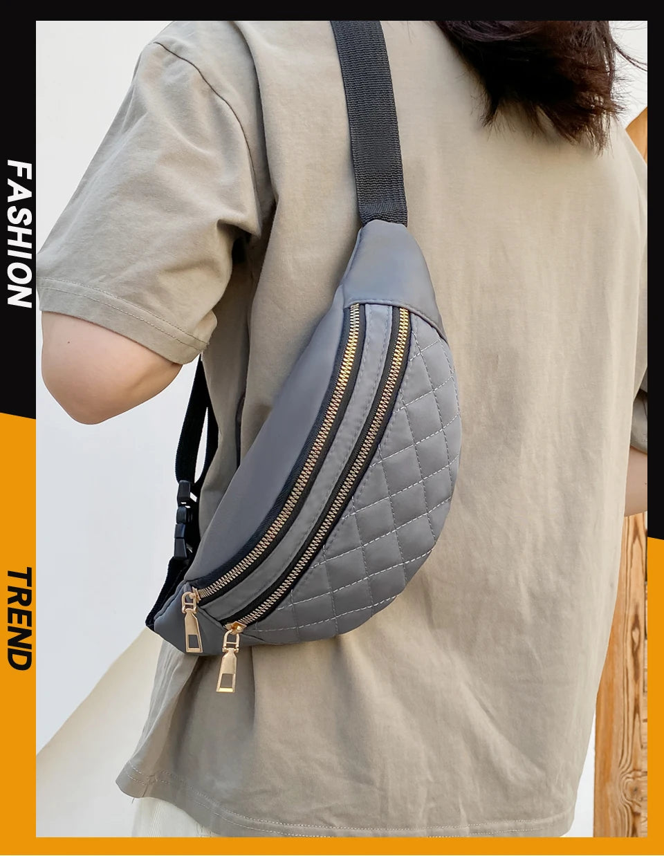 Waist Bag Women Fanny Pack Chest Shoulder Belt Bag Fashion Packs Party Crossbody Lady Travel Phone Pouch Lady Purse Bum Bags