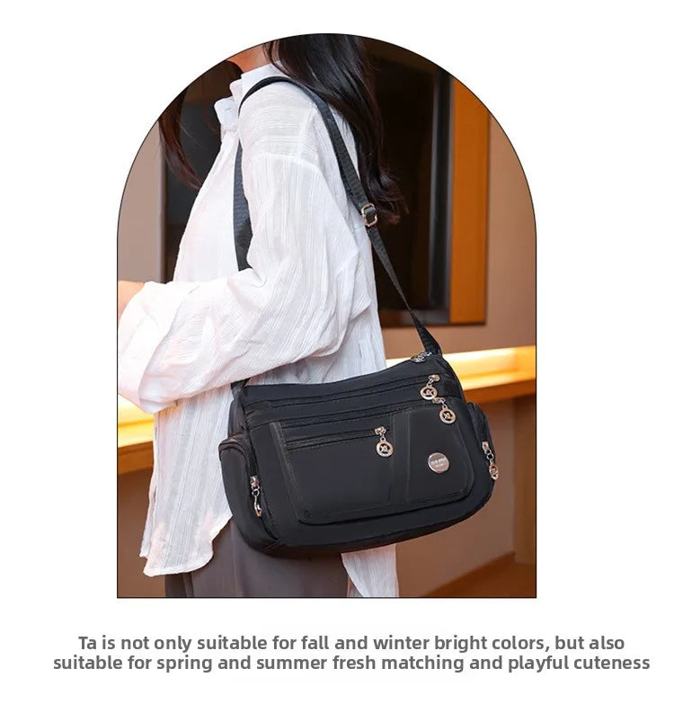 New Women Bag Nylon Waterproof Messenger Bags For Lady Crossbody Shoulder Bag Casual Handbags High Quality Multifunctional