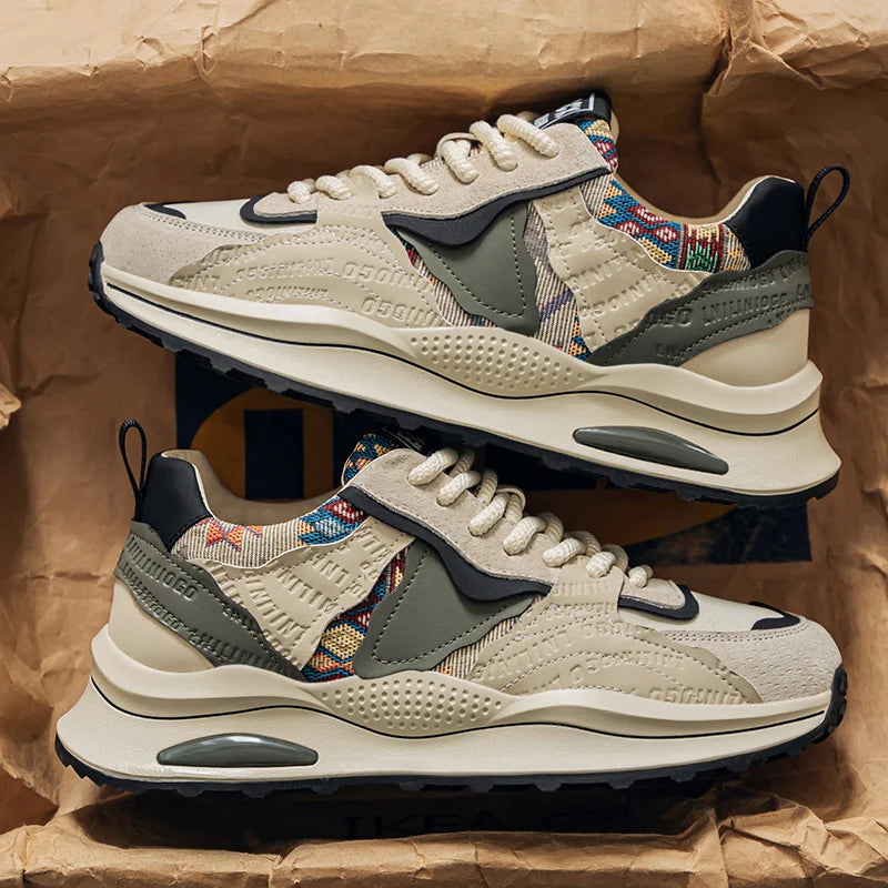 Men's Casual Sports Shoes - Stylish, Lightweight, Versatile & Comfortable Trendy Shoes for Street & Outdoor Wear