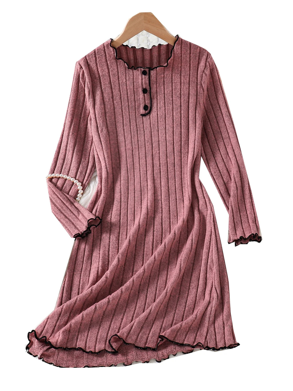 Girls Casual Knitted Dress Spring Autumn Fashion New Arrivals Comfortable Soft Material Skirt for Kids