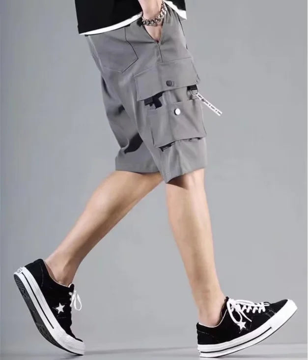 Cargo Shorts Men's fashion 2024 summer ins casual casual pants students trend port wind pants