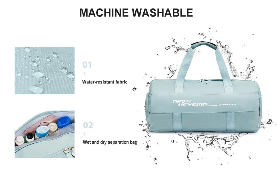 Travel Bags for Women Large Capacity Sports Fitness Bags Hand Luggage with Shoe Compartment Short Distance Travel Crossbody Bag