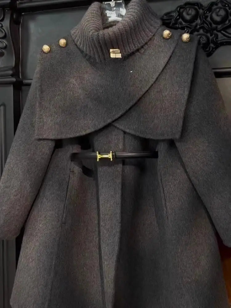 Girls Woolen Coat Children Clothing Fashionable Coat Trend Girl Winter Coat Winter Clothes for Girl Winter Jackets Ropa De Niña