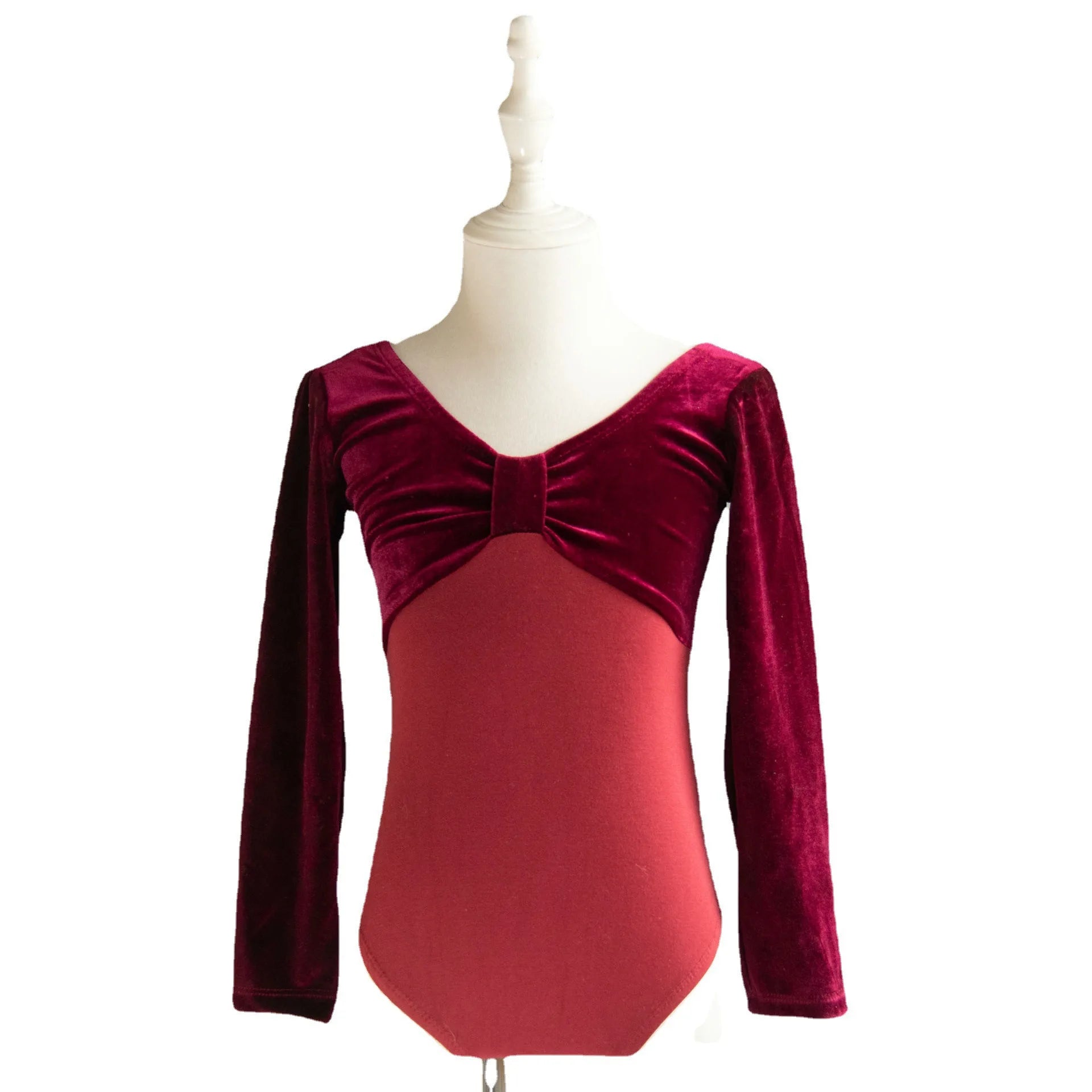 Girls' leotard ballet clothes for girls dance swimsuit Gymnastics leotard 2024 long sleeve ballet leotard Children's clothing