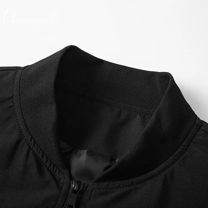 Men's Bomber Jacket Fashion Stylish Lightweight Windbreaker Spring Fall Casual Jackets for Men Outdoor Mens Coats