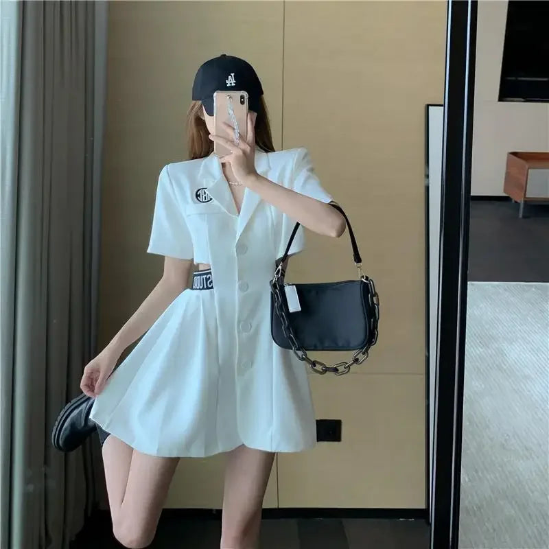Dresses for Women 2025 Woman Dress Short Mini Black Clothes Korean Style Chic and Elegant Pretty X Sensual Sexy Y2k Fashion Sale