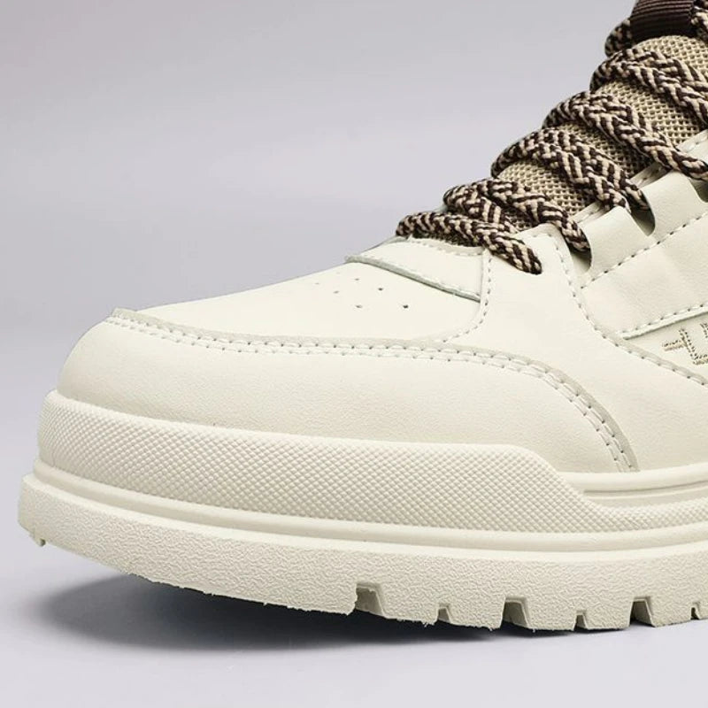 Men Sneakers Outdoor Casual Shoes New Non Slip Vulcanized Shoes Soft Sole Walking Shoe Lace-up High Top Men Shoes Tenis Hombres