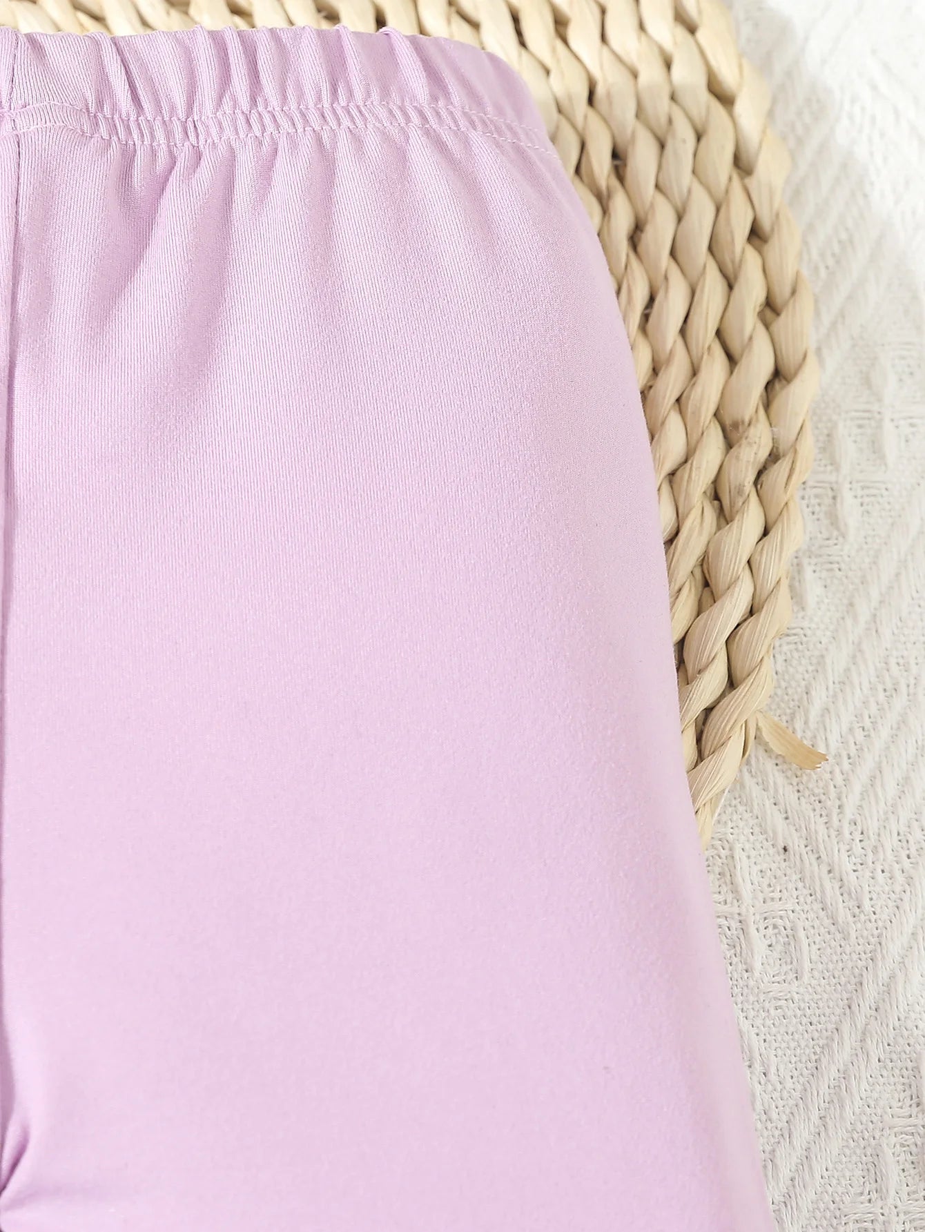 Autumn Kids Girls Clothing  Solid Color Bell-bottoms Elastic Waist  Flared Trousers Leggings Toddler Infant Girl's Clothing