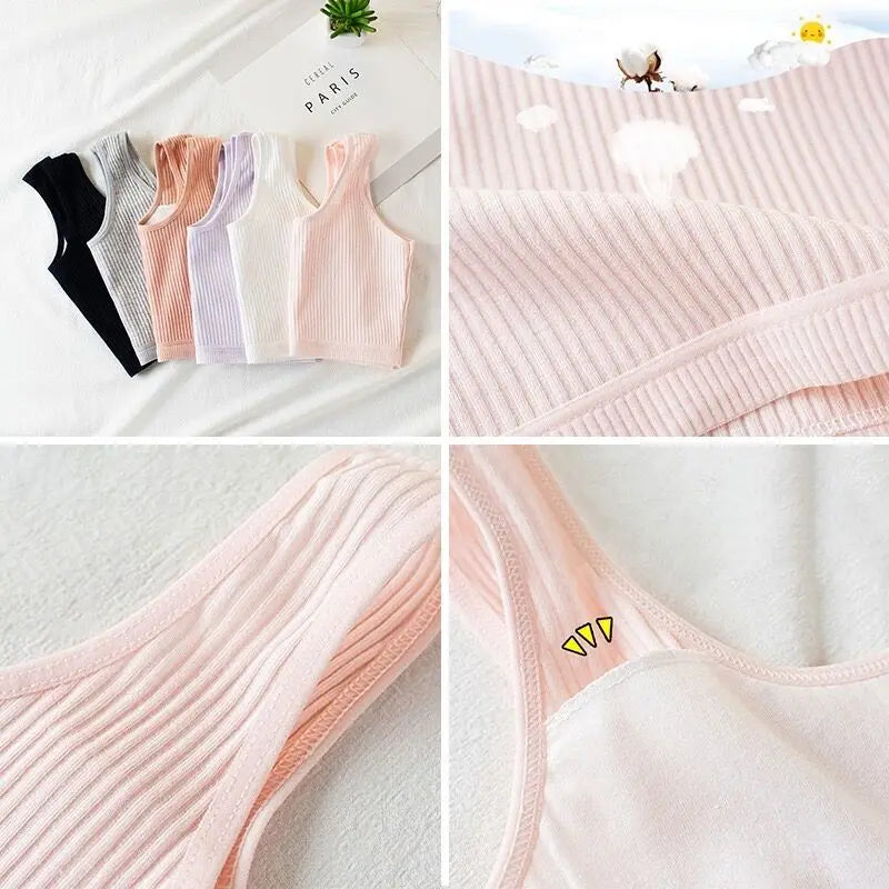 Girls Training BraTeenage Underwear Vest Adolescente Underwear Puberty Clothing 8-14Year