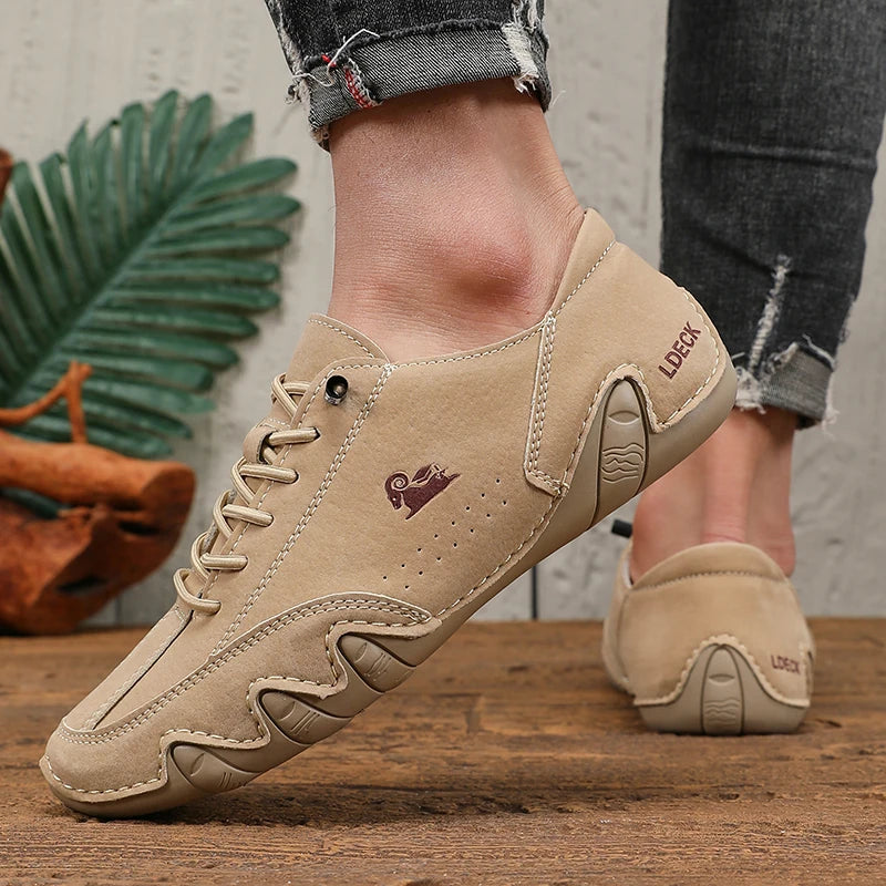 Shoes for Man Fashion Brand Loafers Soft Soled Comfortable Casual Walking Shoes Breathable Sports Tennis Outdoor Driving Shoes