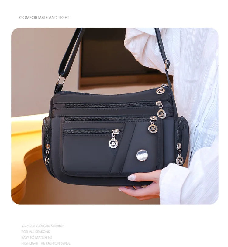 New Women Bag Nylon Waterproof Messenger Bags For Lady Crossbody Shoulder Bag Casual Handbags High Quality Multifunctional