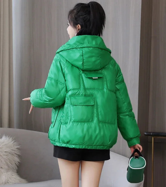 Loose Casual Short Padded Coats for Women Cotton Parkas Woman Great Warm Winter on Sale Discount Fashion 2025 Quilted Jackets