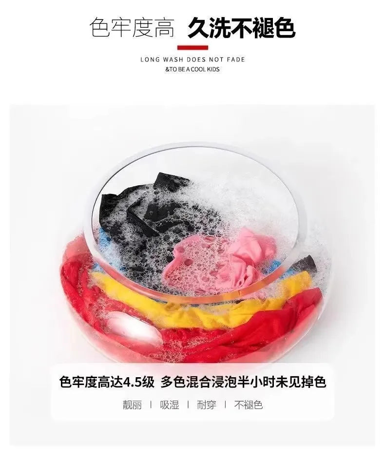 Girls' Short-sleeved T-shirts, Children's Clothing, Summer Girls' Fashionable and Trendy Middle and Large Children's Base Shirts