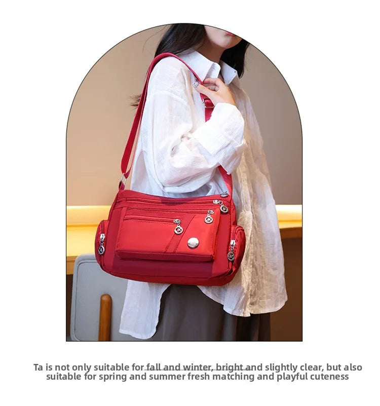 New Women Bag Nylon Waterproof Messenger Bags For Lady Crossbody Shoulder Bag Casual Handbags High Quality Multifunctional