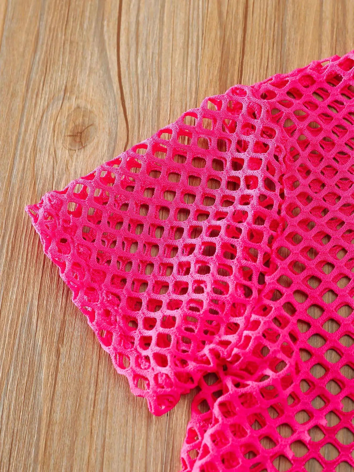 Girls' Three-Piece Outfits New Breathable Summer Thin Fashion Short Sleeve Mesh Top+Letter Print Crop Vest Sling+Letter Print Sport Shorts