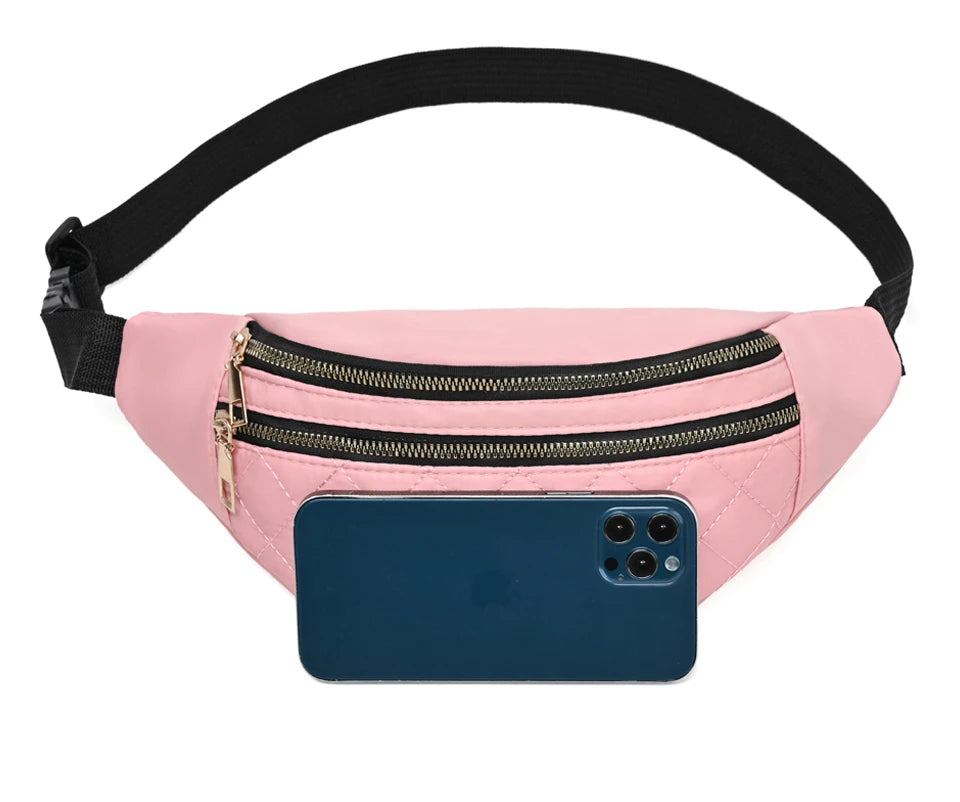 Waist Bag Women Fanny Pack Chest Shoulder Belt Bag Fashion Packs Party Crossbody Lady Travel Phone Pouch Lady Purse Bum Bags
