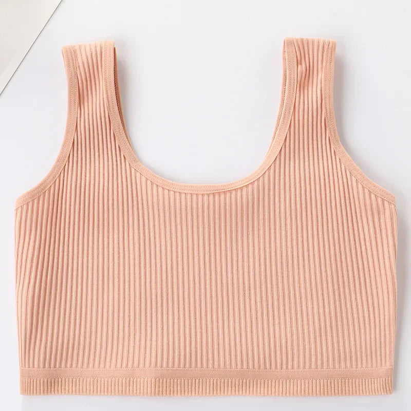 Girls Bra Crop Tops for Teens Underwear Breathable Kids Sports Training Bras  Children Soft Cotton Teenager Clothing Girls