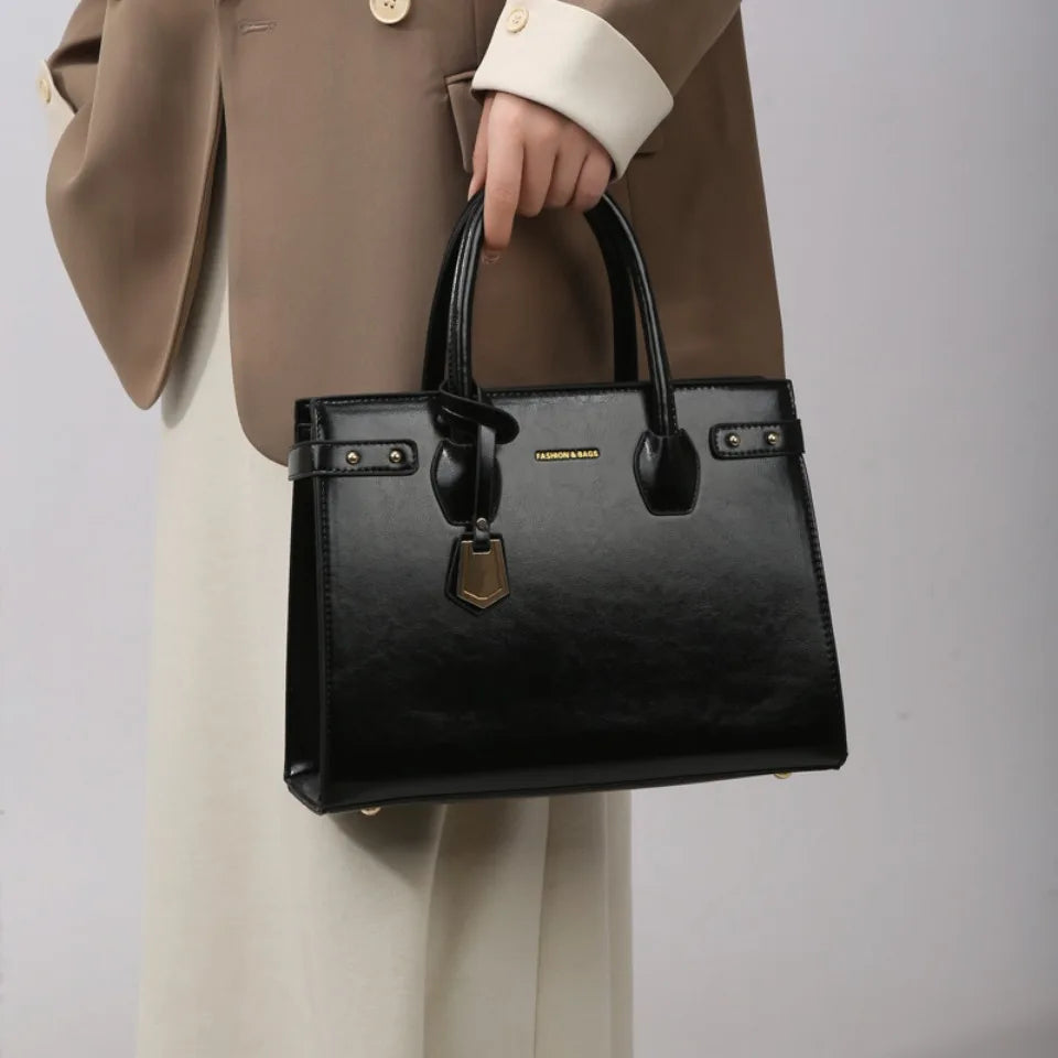 Genuine Handbags for Women 2025 New Luxury Ladies Hand Bags Female Leather Shoulder Top-Handle Crossbody Bags Casual Tote Sac