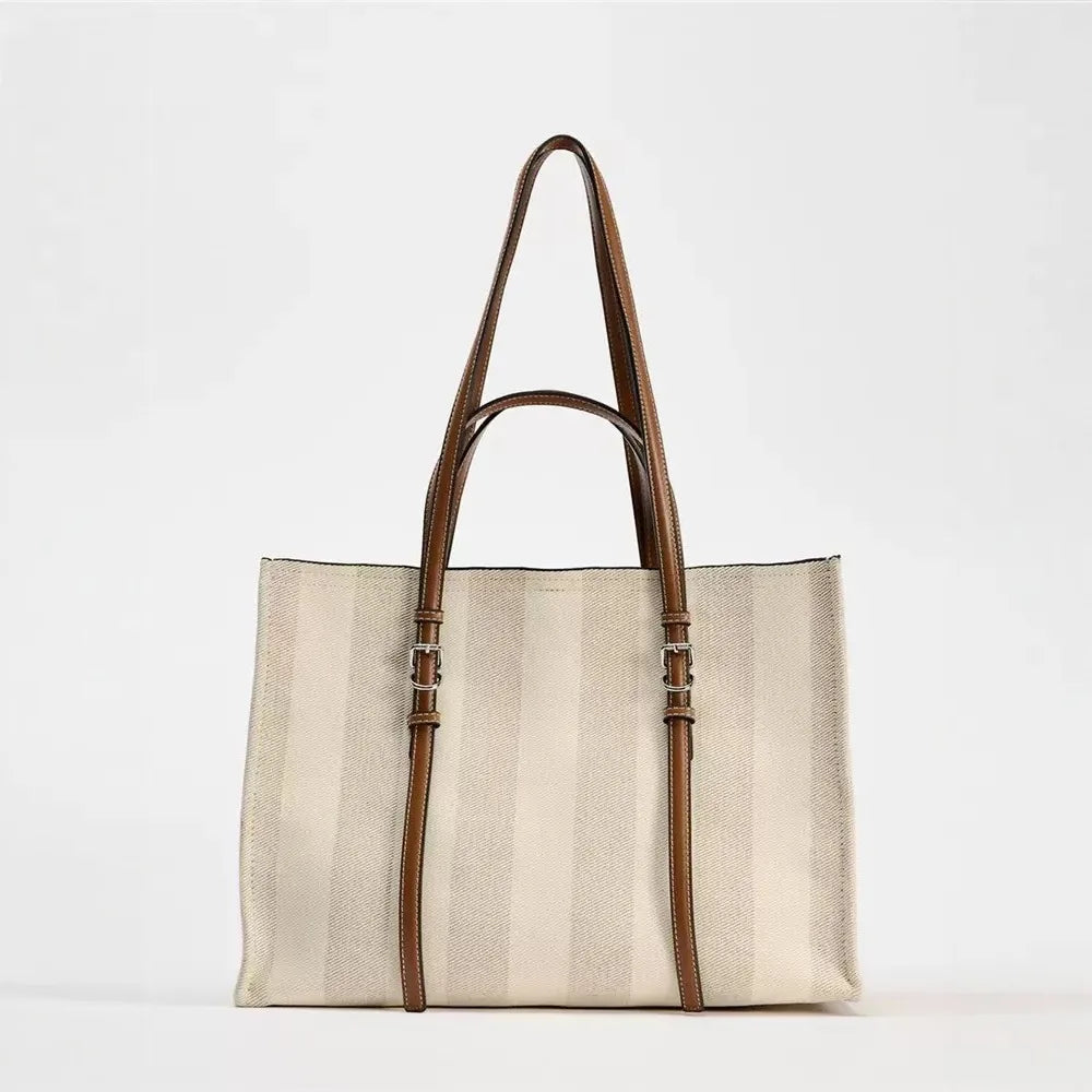 Large Capacity Tote Bags for Women Fashion Designer Shoulder Bag Soft PU Leather Women's Handbags Commuting Shopper Women Bag