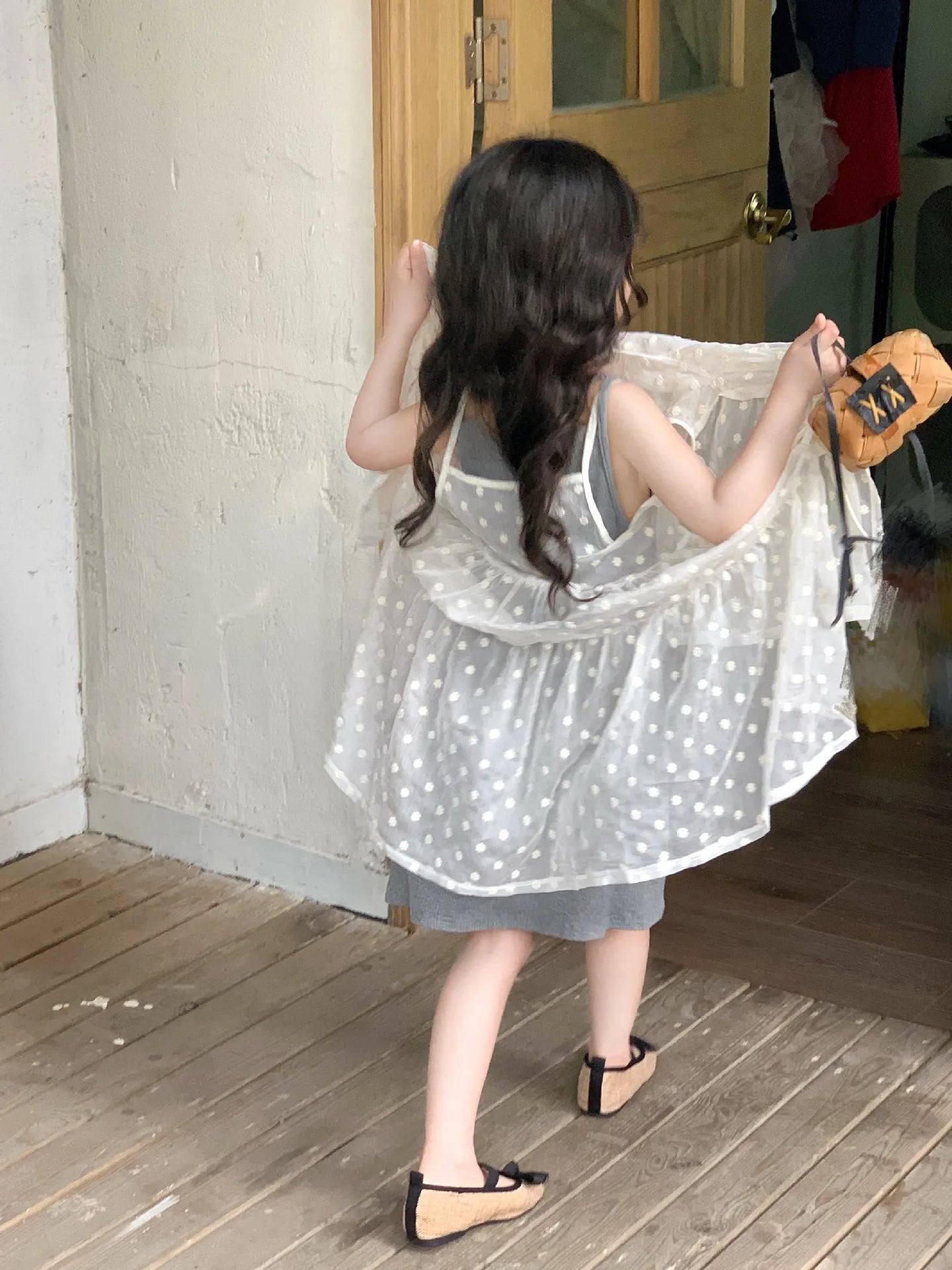 Girls Summer 2025 New Korean Sweet Clothing Suit Children's Vest Skirt Lace Embroidered Skirt Baby Casual  Fashion