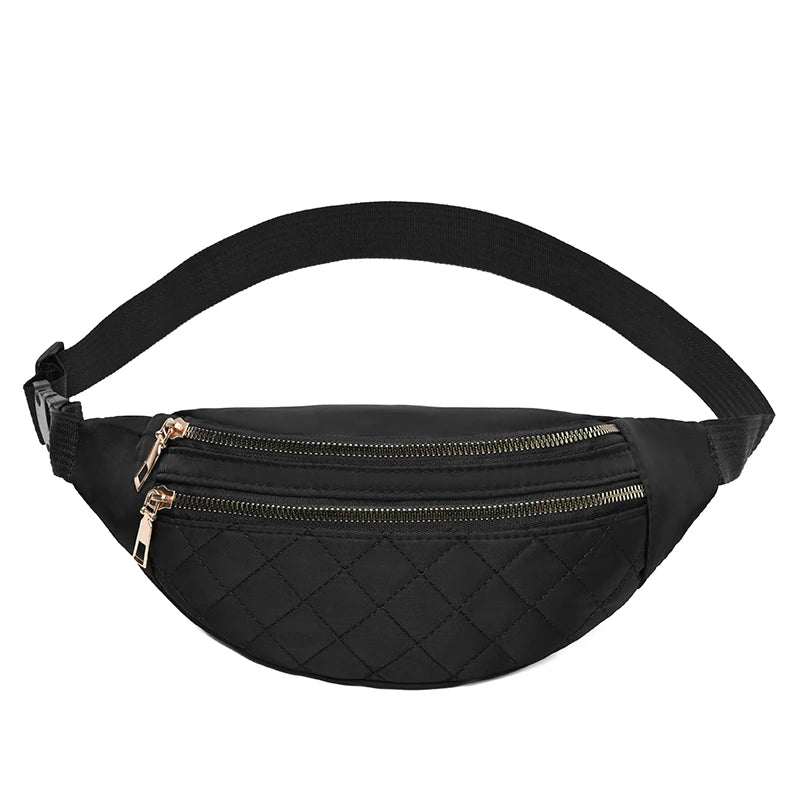 Waist Bag Women Fanny Pack Chest Shoulder Belt Bag Fashion Packs Party Crossbody Lady Travel Phone Pouch Lady Purse Bum Bags