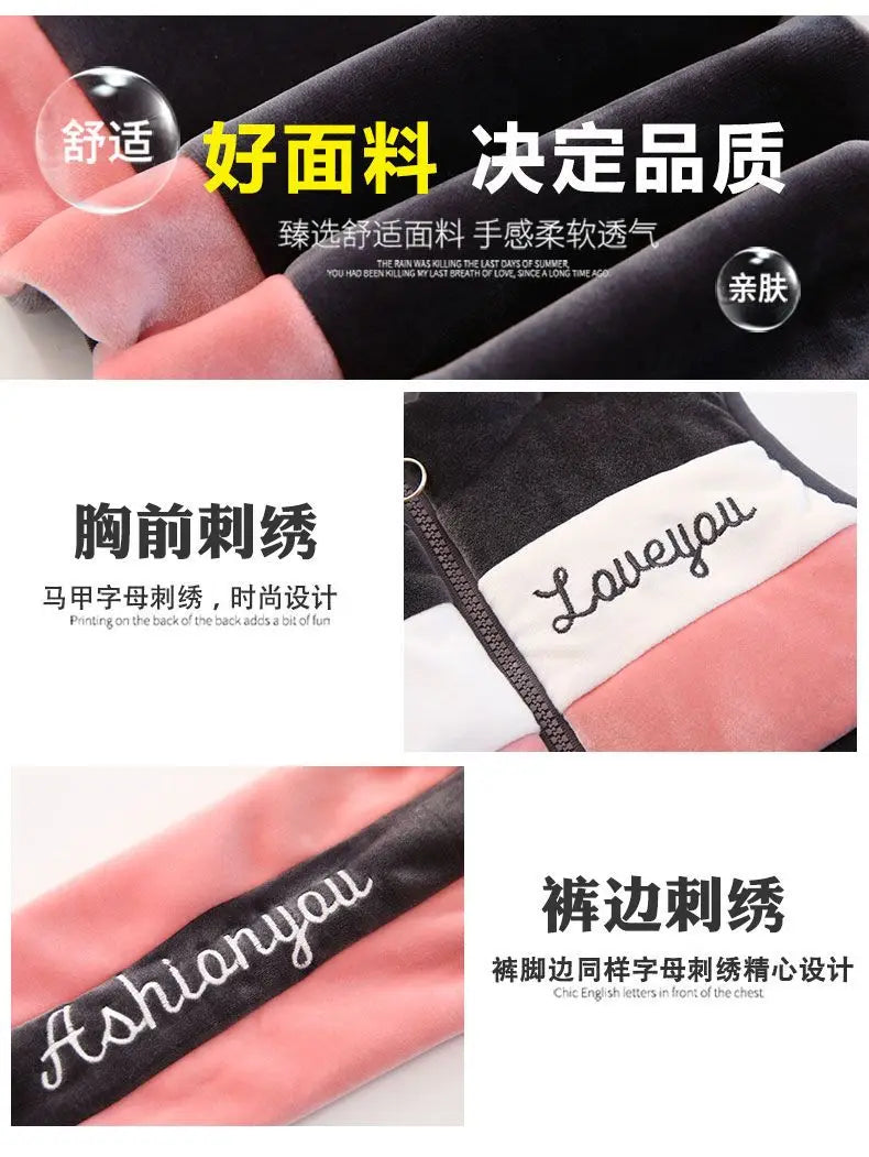 Girls Clothes Set Winter Jacket + Trousers Pants 3 PCS Children Clothing for Girl Teen Kids Girls Clothes 2 4 6 8 10 11 12 Years