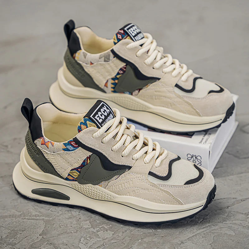 Men's Casual Sports Shoes - Stylish, Lightweight, Versatile & Comfortable Trendy Shoes for Street & Outdoor Wear