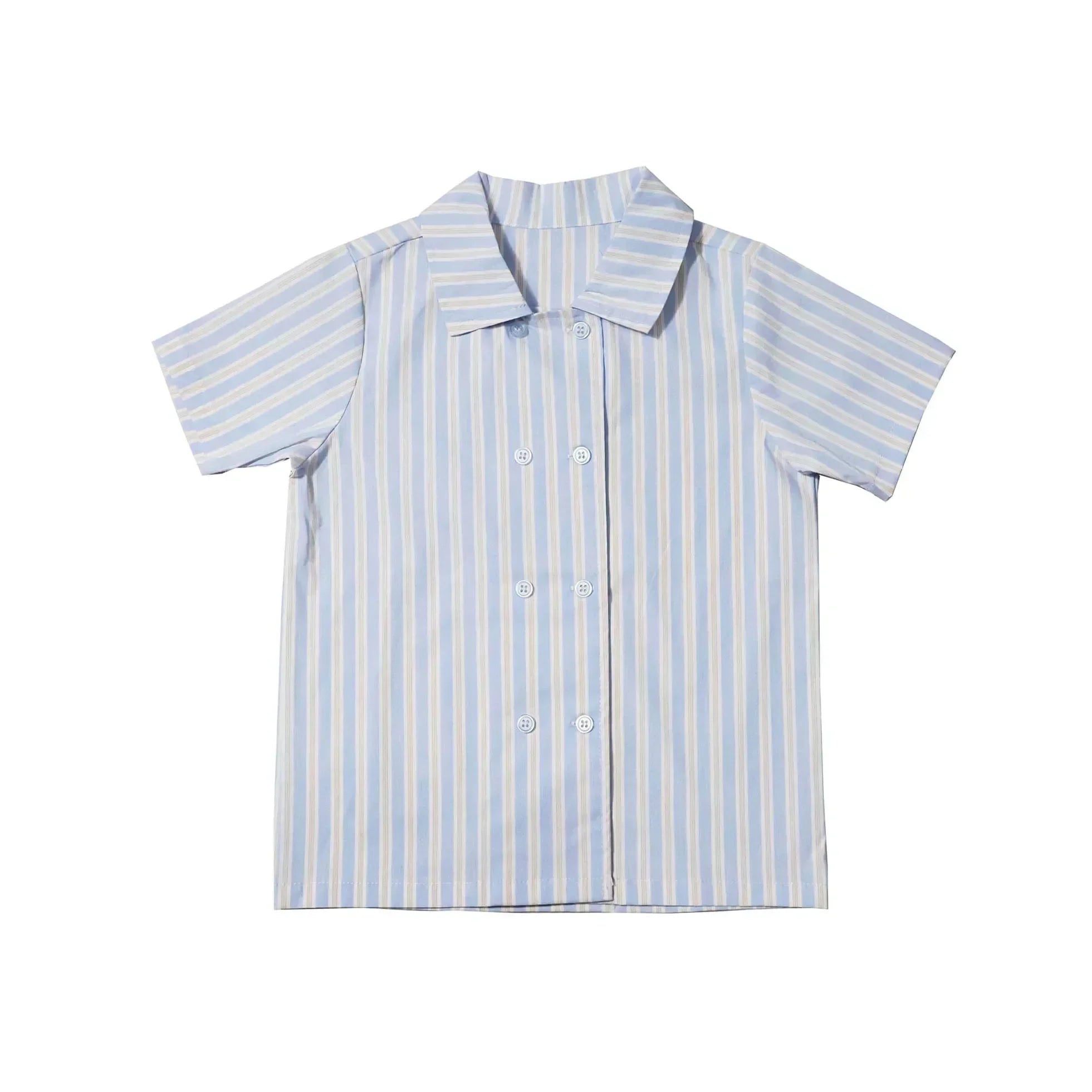 AP Summer Heirloom Striped Collection 2025SS Girls Handmade Smocked Dress Cute Baby Gilrl Set Boys Family Matching Clothing