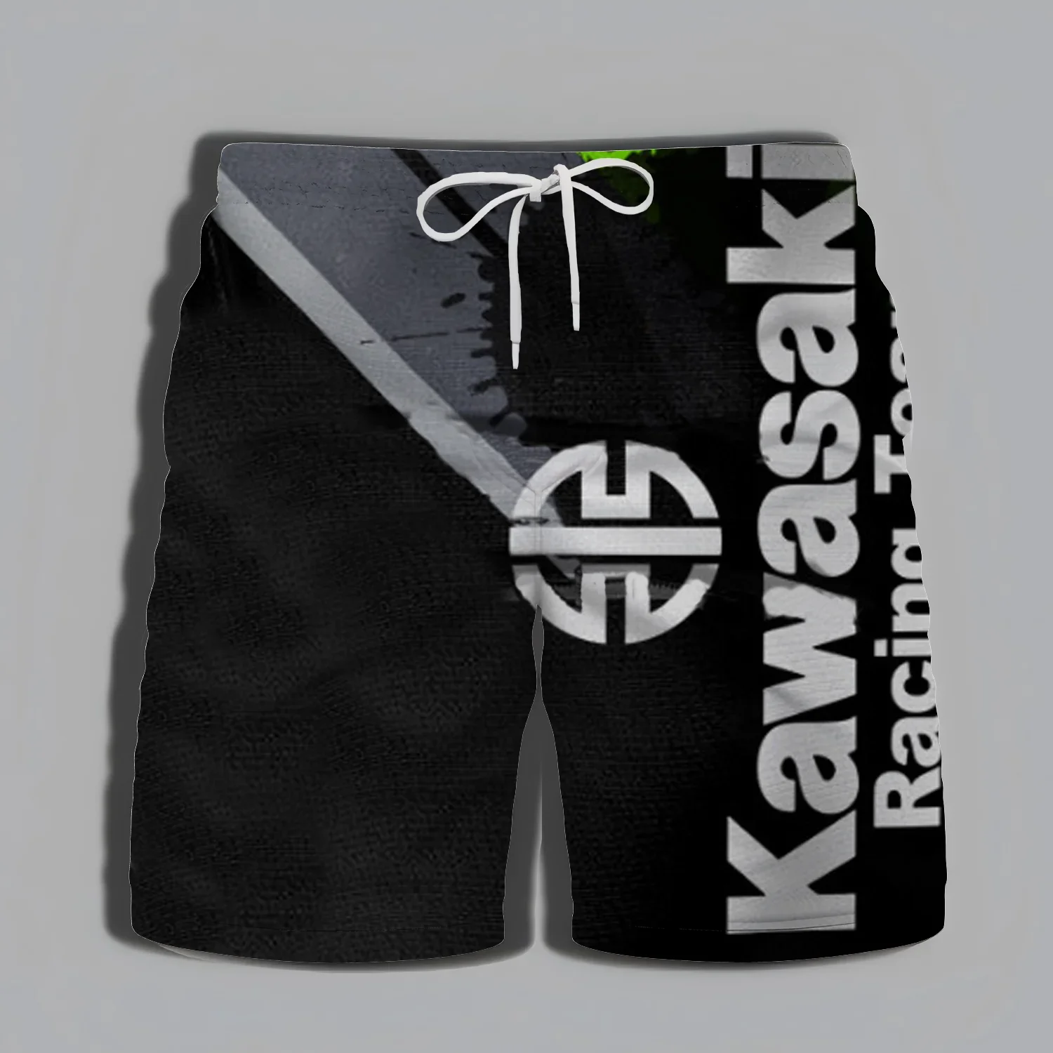 Kawasaki Adventure Men's Shorts High Quality 2025 New Product Quality Men's Motorcycle Men's Street Gym Sportswear Summer Beach