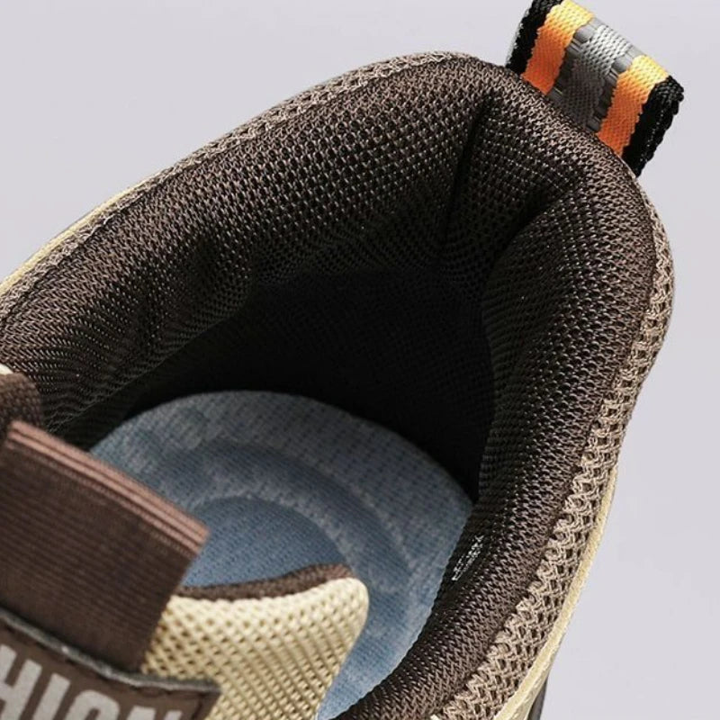 Men Sneakers Outdoor Casual Shoes New Non Slip Vulcanized Shoes Soft Sole Walking Shoe Lace-up High Top Men Shoes Tenis Hombres