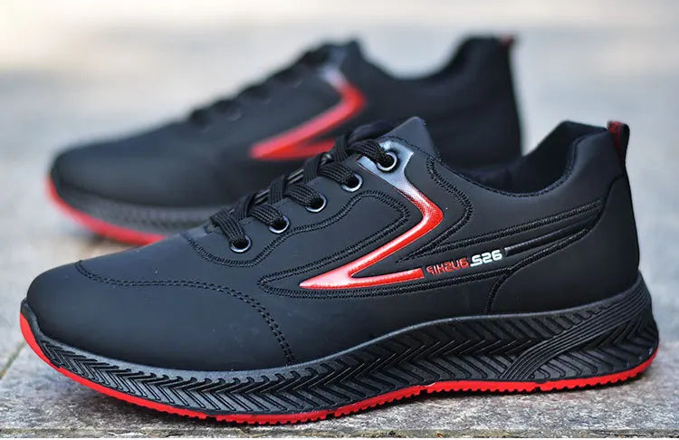 Men's shoes for autumn and winter are waterproof, versatile, anti-slip, sports and casual shoes, and men's low-top running shoes