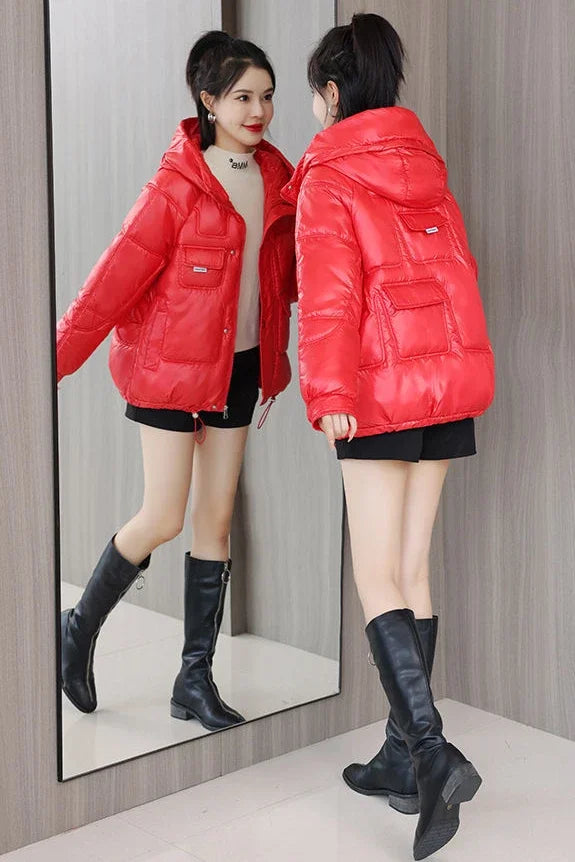 Loose Casual Short Padded Coats for Women Cotton Parkas Woman Great Warm Winter on Sale Discount Fashion 2025 Quilted Jackets