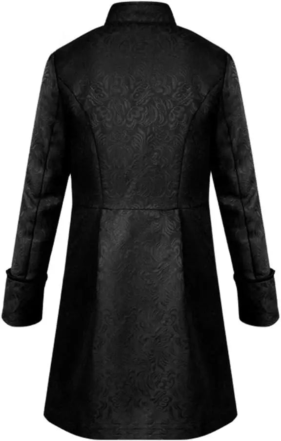 Mens Gothic Steampunk Frock Coat Vintage Medieval Victorian Costume Tailcoat