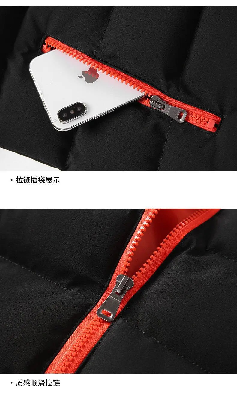 Men's Autumn And Winter JacketUltra Light Duck Down Jacket Mens Streetwear Feather Coat Hooded Warm Men Clothes