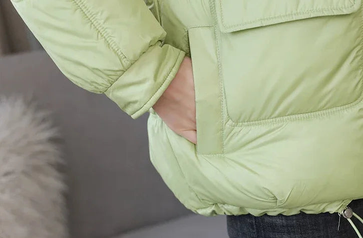 Loose Casual Short Padded Coats for Women Cotton Parkas Woman Great Warm Winter on Sale Discount Fashion 2025 Quilted Jackets