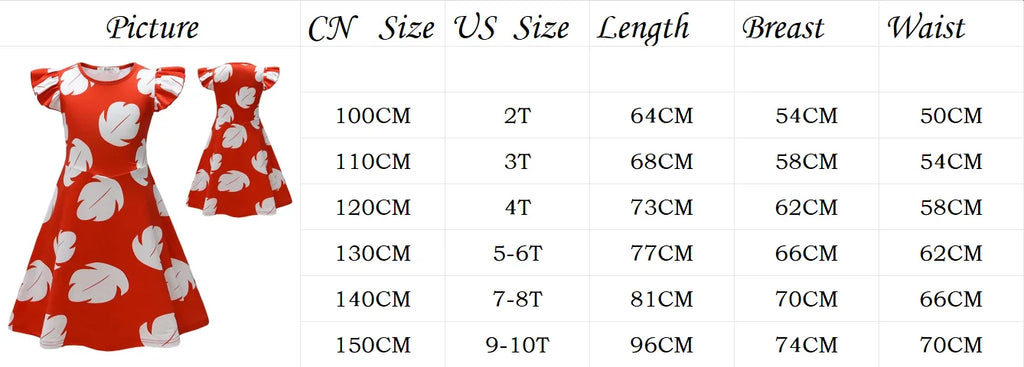 Girls' Daily Casual Clothes Single Dress Summer Birthday Party Baby Girl Cool Break Print Dress Gift For Girl 2-12T