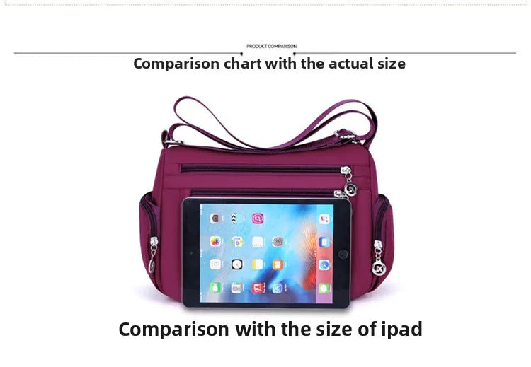 New Women Bag Nylon Waterproof Messenger Bags For Lady Crossbody Shoulder Bag Casual Handbags High Quality Multifunctional