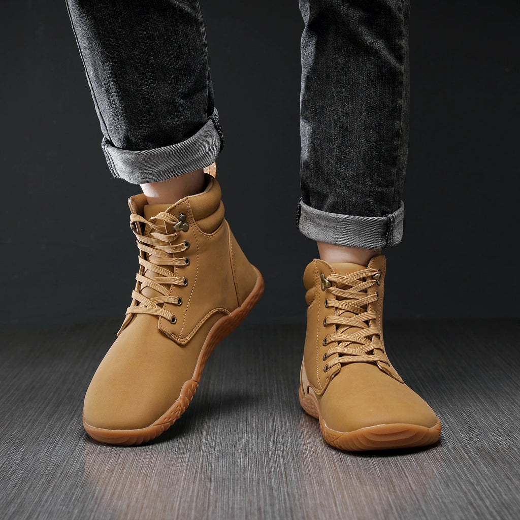 Men Wide Barefoot Shoes for Men Outdoor Trail Running Minimalist Walking Shoes Water resistant Non slip boots wear resistant