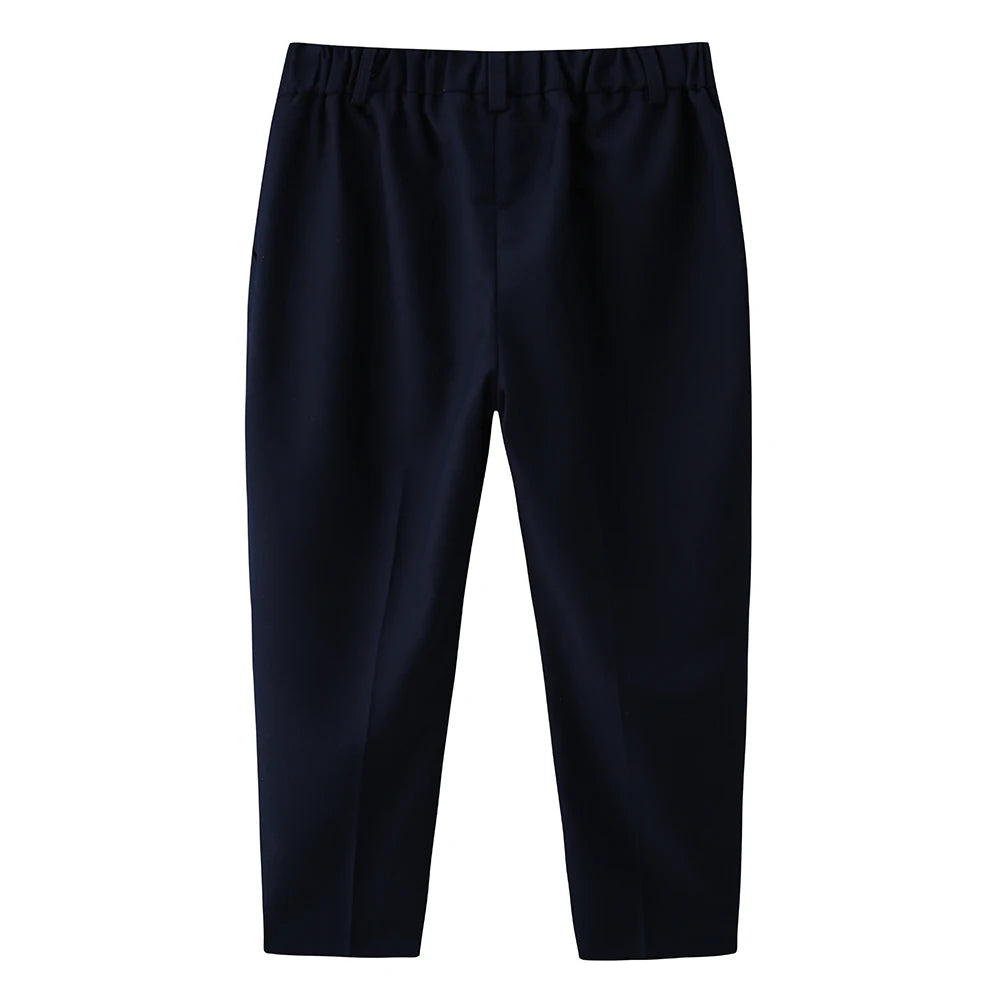 Kids Uniform for Boys Girls Vest 4 PCS Long Sleeve Autumn Back to School Clothing Set Teenage Preppy Style Daily Fashion Dress