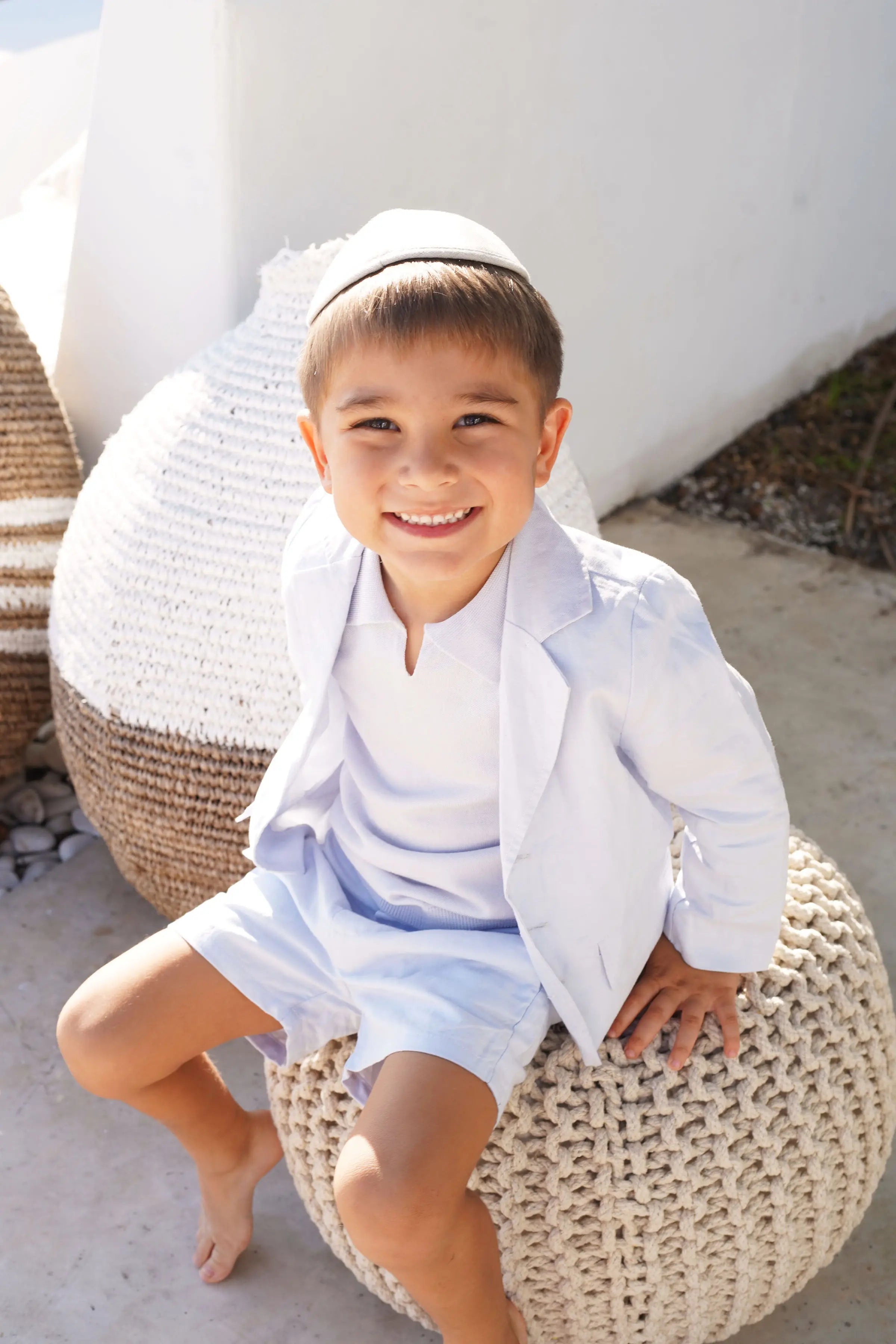 AP Summer Heirloom Striped Collection 2025SS Girls Handmade Smocked Dress Cute Baby Gilrl Set Boys Family Matching Clothing