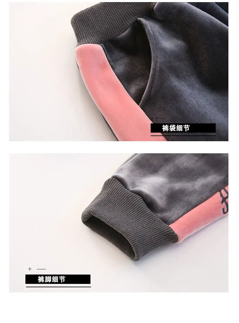 Girls Clothes Set Winter Jacket + Trousers Pants 3 PCS Children Clothing for Girl Teen Kids Girls Clothes 2 4 6 8 10 11 12 Years