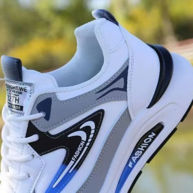 Shoes for Men Lightweight Pu Leather Casual Shoes 2025New Men's Sneakers Fashion Men Tennis Shoes Breathable Sport Running Shoe