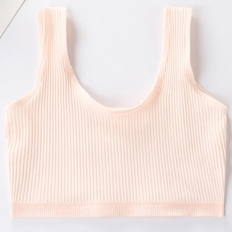 Girls Bra Crop Tops for Teens Underwear Breathable Kids Sports Training Bras  Children Soft Cotton Teenager Clothing Girls