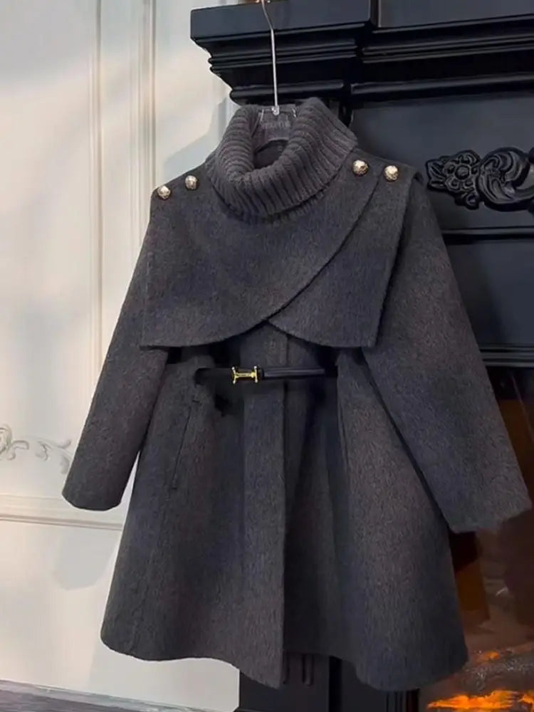 Girls Woolen Coat Children Clothing Fashionable Coat Trend Girl Winter Coat Winter Clothes for Girl Winter Jackets Ropa De Niña