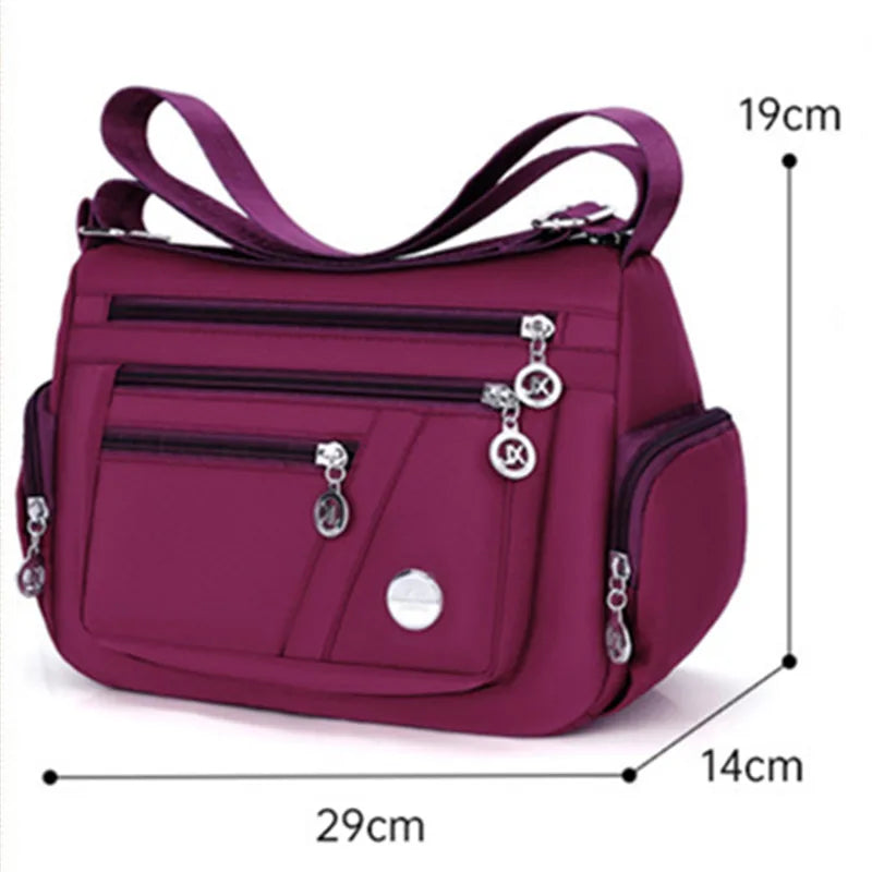 New Women Bag Nylon Waterproof Messenger Bags For Lady Crossbody Shoulder Bag Casual Handbags High Quality Multifunctional